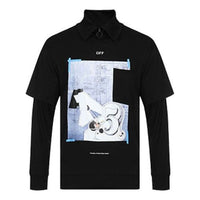 Off-White Pattern Printing Zipper lapel Long Sleeves OMAB027R191850081088