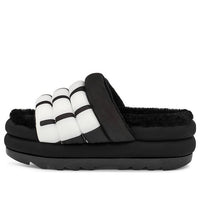 (WMNS) UGG Maxi Slide Logo 'Black' 1127067-BLK