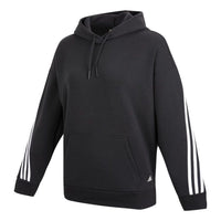 (WMNS) adidas Sportswear Future Icons 3-Stripes Hoodie 'Black' H67044