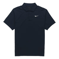 Nike Court Dri-Fit Tennis lapel Short Sleeve polo Navy Blue DH0858-451