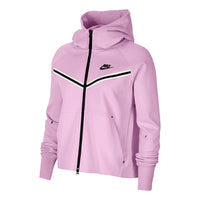 (WMNS) Nike Sportswear TCH FLC WR Hoodie FZ BEYOND 'PINK' CW4299-680
