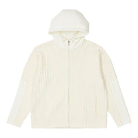Palace FW22 Marine Zip Hood Knit Jacket 'White' P23KW041