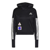 (WMNS) adidas Space Hoodie Running Sports Black GK6994