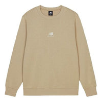 New Balance Logo Printing Round Neck Long Sleeve Khaki AMT13343-HNA