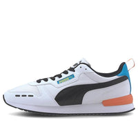 PUMA R78 Neon Low Running Shoes Black/Orange/White 373203-02
