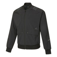 Men's adidas Sports Stylish Solid Color Logo Minimalistic Jacket Black H40231