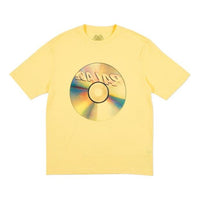 PALACE CD Alphabet Printing Round Neck Pullover Short Sleeve Unisex Yellow P14TS138