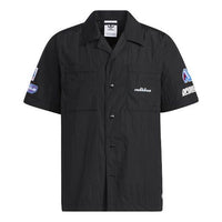 adidas originals Tgp Ss Shirt Contrasting Colors Logo Racing Short Sleeve Black H57828