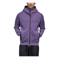 adidas O1 Htt Music Casual Sports Hooded Jacket Purple FM9389