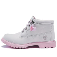 (WMNS) Timberland Womens Nellie Chukka Double Waterproof Boot 'Grey Pink' A28H7