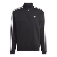 adidas originals Adicolor Classics 3-Stripes Half-Zip Sweatshirt 'Black White' IL2503
