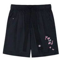 (WMNS) Li-Ning Floral Graphic Shorts 'Black' AKSS942-2