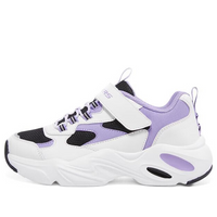 (GS) Skechers Sport Shoes 'White Black Purple' 303901L-WBPR