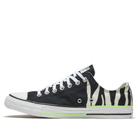 Converse Chuck Taylor All Star 'Black Zebra Print Neon Green' 167667C