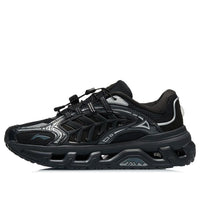 (WMNS) Li-Ning Scenery Low 'Black Silver' AGLR106-2
