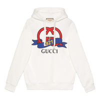 (WMNS) Gucci Interlocking G 1921 Print Sweatshirt 'White' 717427-XJFNI-9095