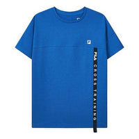 (WMNS) FILA Athletics Logo Printing Blue A11W131103F-BL