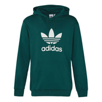 adidas originals hooded Drawstring Pullover Green EJ9681