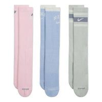 Nike Everyday Plus Cushioned Crew Kit 3 Pares 'Pink Blue Green' DX7665-902