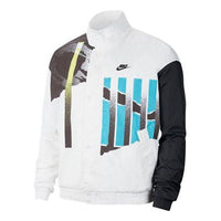 Nike Court Casual Cozy Tennis Jacket White Light Blue CQ9185-101