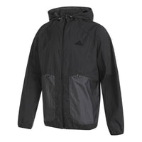 adidas Tech Lightweight Woven Jacket Asia Sizing 'Black' JI8658