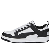 (GS) PUMA Rebound Lay-Up Lo 'White Black' 370490-16
