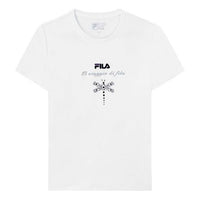 (WMNS) FILA Embroidery Logo Round-Neck White F11W138151F-WT