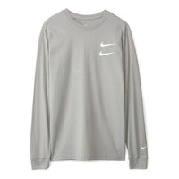 Nike Sportswear Swoosh LS Tee Round Neck Long Sleeves US Edition Gray CK2259-073