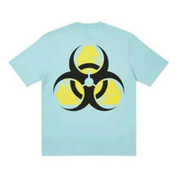 PALACE Bio Hazard Blue Triangle Back Pattern Logo Short Sleeve Unisex Light Blue P20TS149