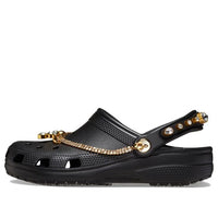 (WMNS) Crocs Classic Tiara Clogs 'Black Gold' 209684-001