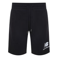 New Balance Essentials Stacked Logo Shorts 'Black' AMS03558-BK