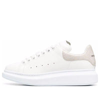 (WMNS) Alexander McQueen Oversized Sneaker 'White Champagne' 553770WHXMY9551