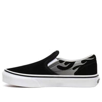 Vans Suede Flame Classic Slip-on Kids 'Black Grey' VN0A4UH8WKJ