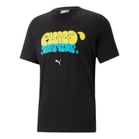 PUMA Graphics Graffiti T-Shirts 'Black' 622553-01
