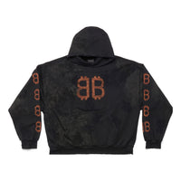Balenciaga Crypto Hoodie Medium Fit 'Black Faded' 742603TOVN71055