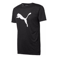 PUMA Logo Printed Short Sleeve TEE Black 518382-02
