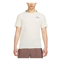 Nike Dri-FIT Trail Solar Chase Short Sleeve Trail Running T-Shirt 'Coconut Milk' DV9306-113
