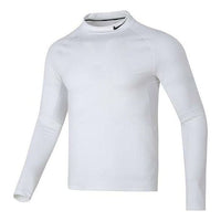 Nike Pro Dri-FIT Fitness Mock-Neck Long-Sleeve T-shirt 'Whiet' FB8516-100