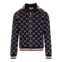 Gucci GG Gersey Cotton Jacket 'Black Camel Green Red' 695955-XJEEI-1030