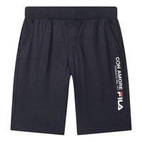 FILA Logo Alphabet Printing Sports Shorts Blue F11M028609F-NV