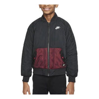 (GS) Nike Kids Printing Casual Sports Jacket Boy Black DV6498-010