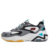 (WMNS) Skechers D'Lites Hyper Burst Sneakers 'Grey White Multi' 896259-GMLT