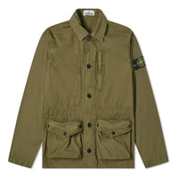 STONE ISLAND Vintage Canvas 3 Pocket Jacket 'Olive Green' 7415439WN-V0158