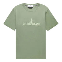 STONE ISLAND Stitches Two T-shirt 'Sage' 781521579-V0055