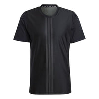 adidas HIIT Workout 3-Stripes Tee 'Black' HZ3072