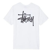 Stussy Classic Basic Printing Short Sleeve 'White' 1904257