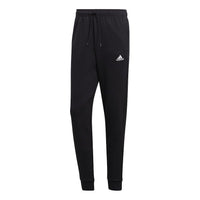 Men's adidas Sl Dk Pt Logo Embroidered Bundle Feet Sports Pants/Trousers/Joggers Black HB5083