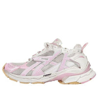 Balenciaga Runner Sneakers 'White Baby Pink Mesh and Nylon' 677403W3RB39059