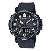 CASIO Waterproof Solar Powered Sports Quartz Shockproof Mens Black Analog/Digital Combo PRW-6600Y-1A9PR