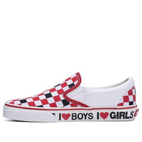 Vans Slip-On I Heart 'White Red' VN0A4U38WKU